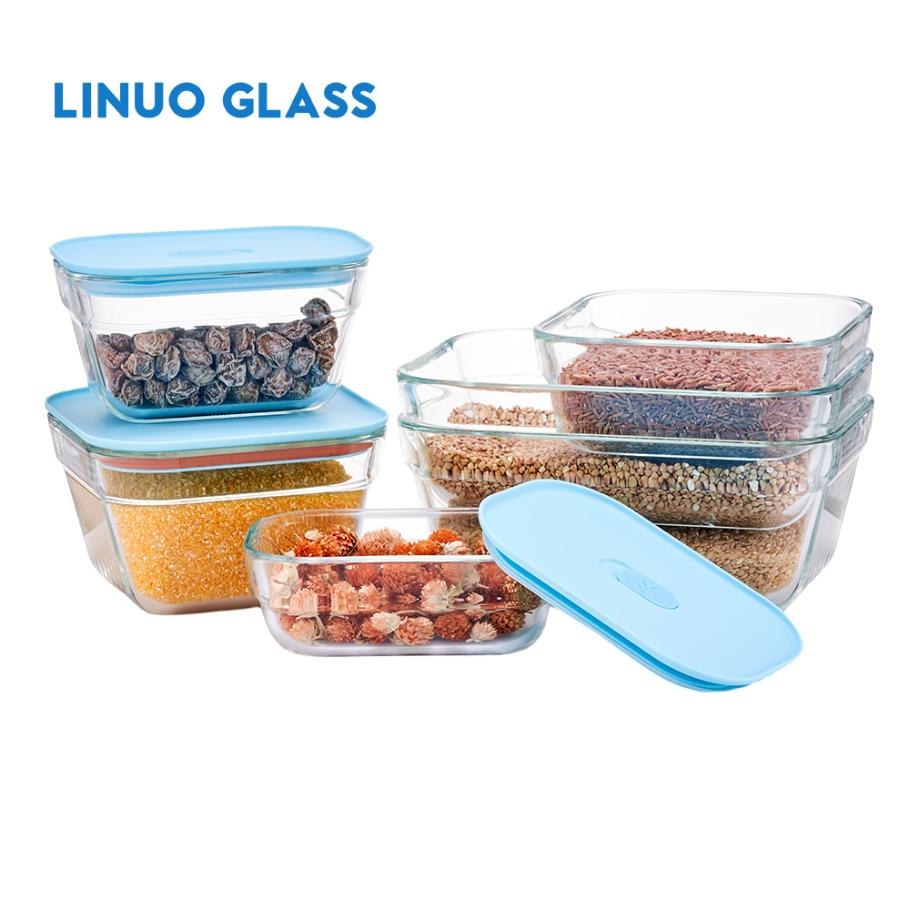 Stackable Glass Containers With Lid