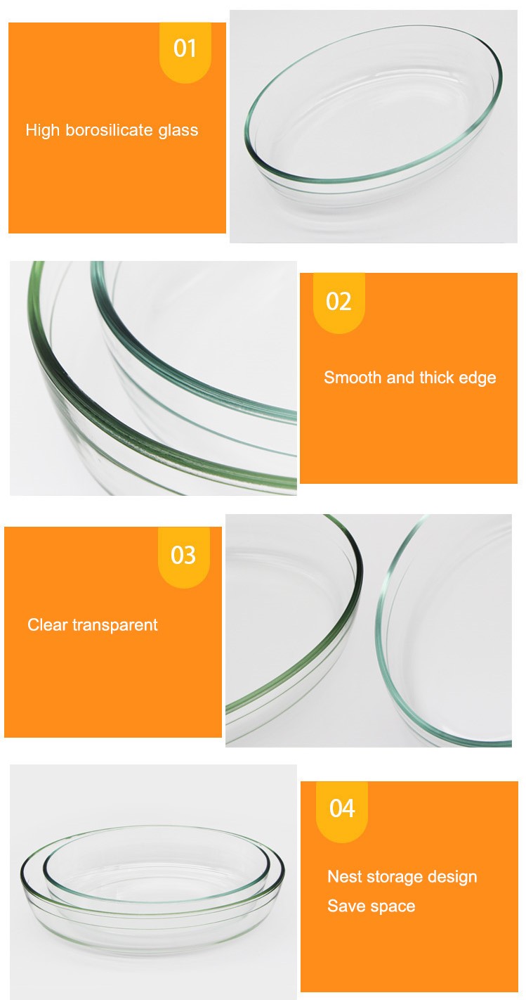 Ovale Hähnchen-Backform aus Glas Ovale Hähnchen-Backform aus Glas
