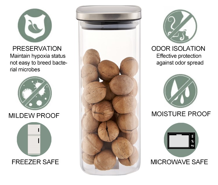 Food Storage Glass Jars With Lids Food Storage Glass Jars With Lids