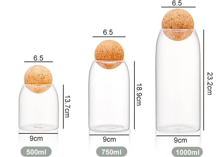 Glass Jars With Cork Lids Glass Jars With Cork Lids