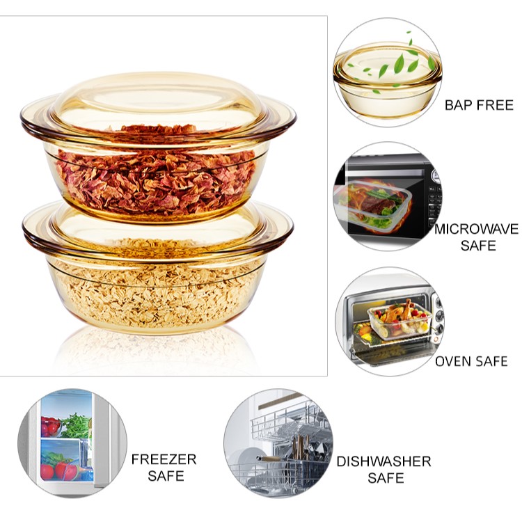 Casserole Dish Set With Glass Lid Casserole Dish Set With Glass Lid