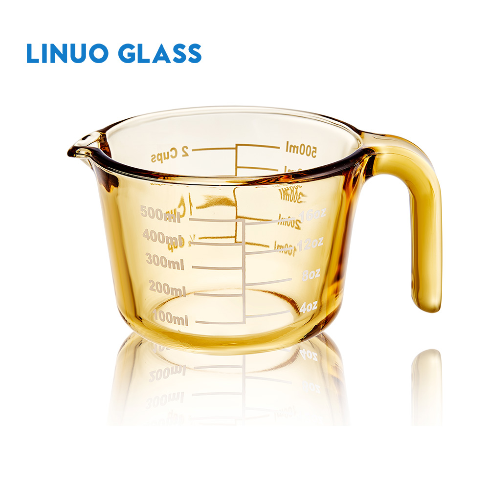 Misurino in vetro borosilicato ambrato