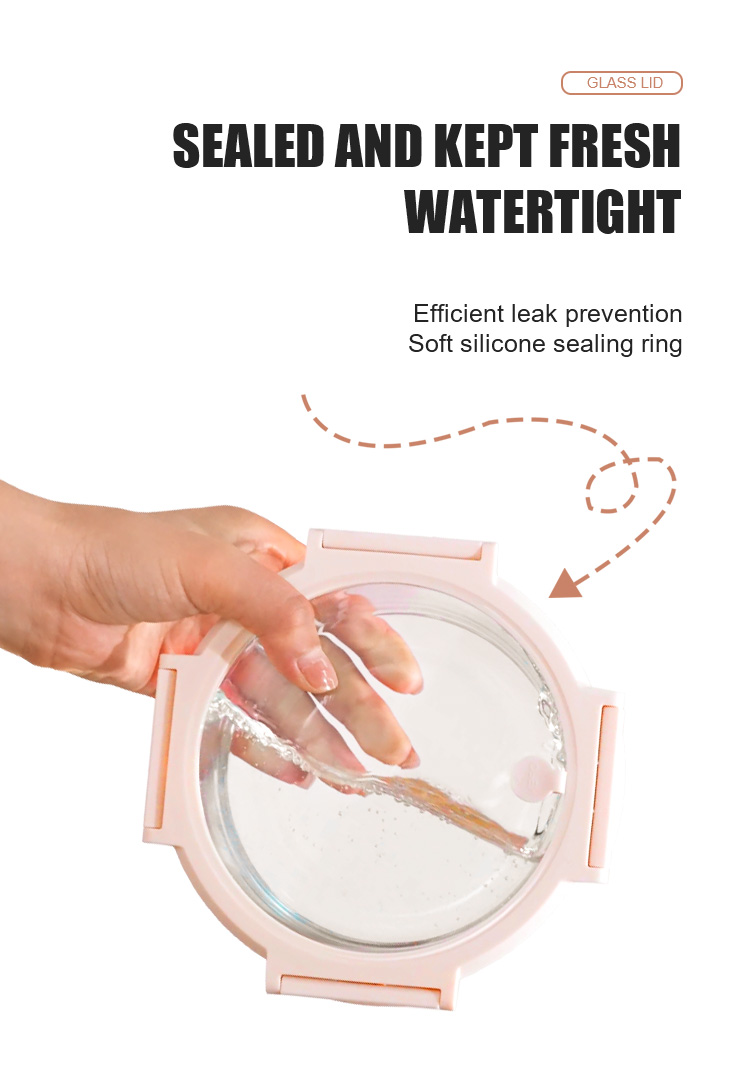 Glass Lunch Containers With Glass Lid Glass Lunch Containers With Glass Lid