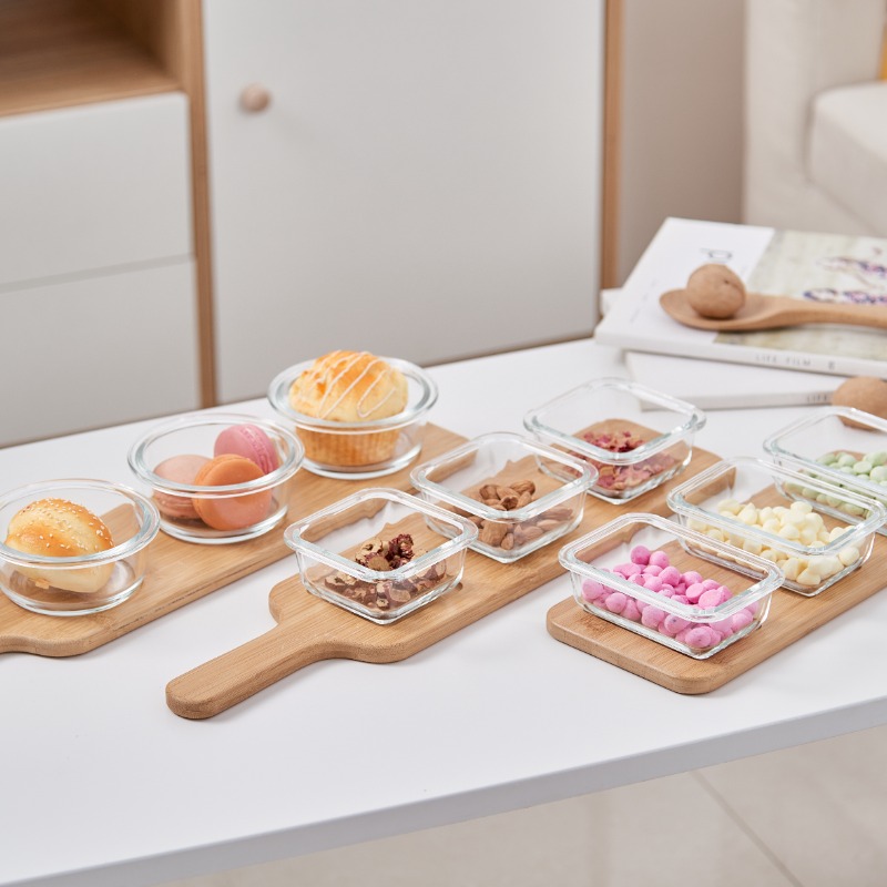 ガラスベーキングパンのノンスティックセット