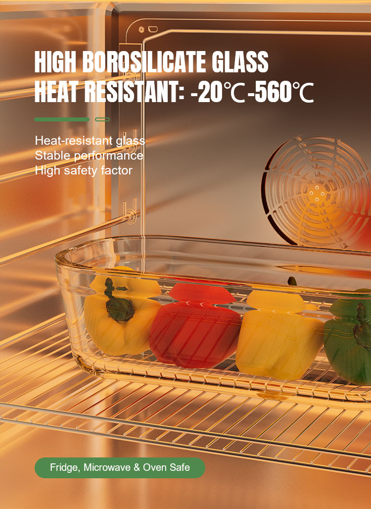 Stackable Glass Food Storage Lunch Box Stackable Glass Food Storage Lunch Box