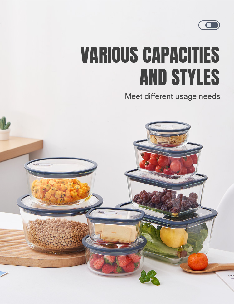 Wholesale Glass Food Storage Container Organizer Wholesale Glass Food Storage Container Organizer