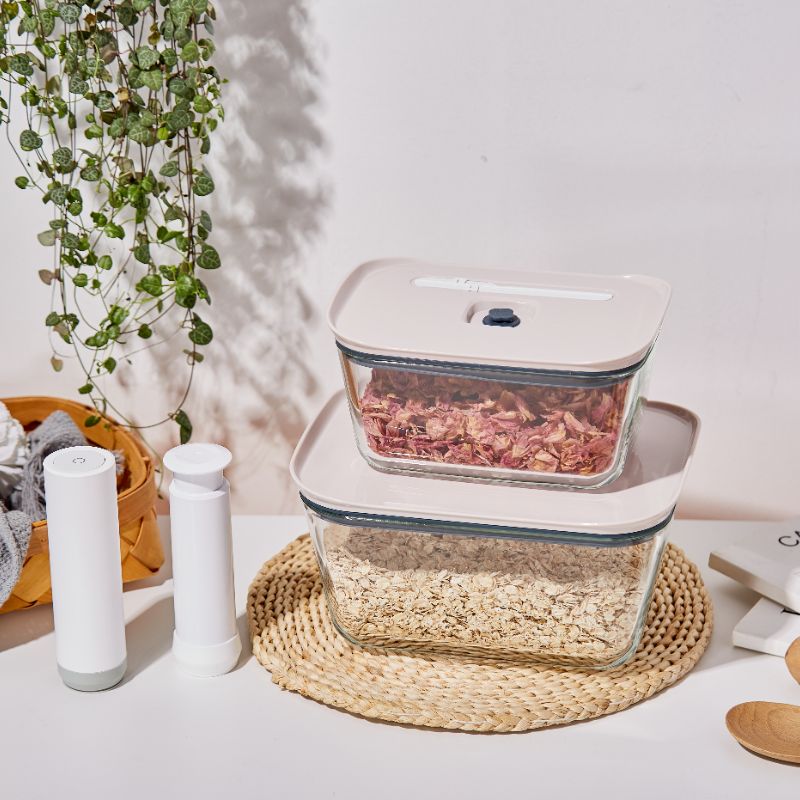 Vacuum Glass Airtight Storage Containers