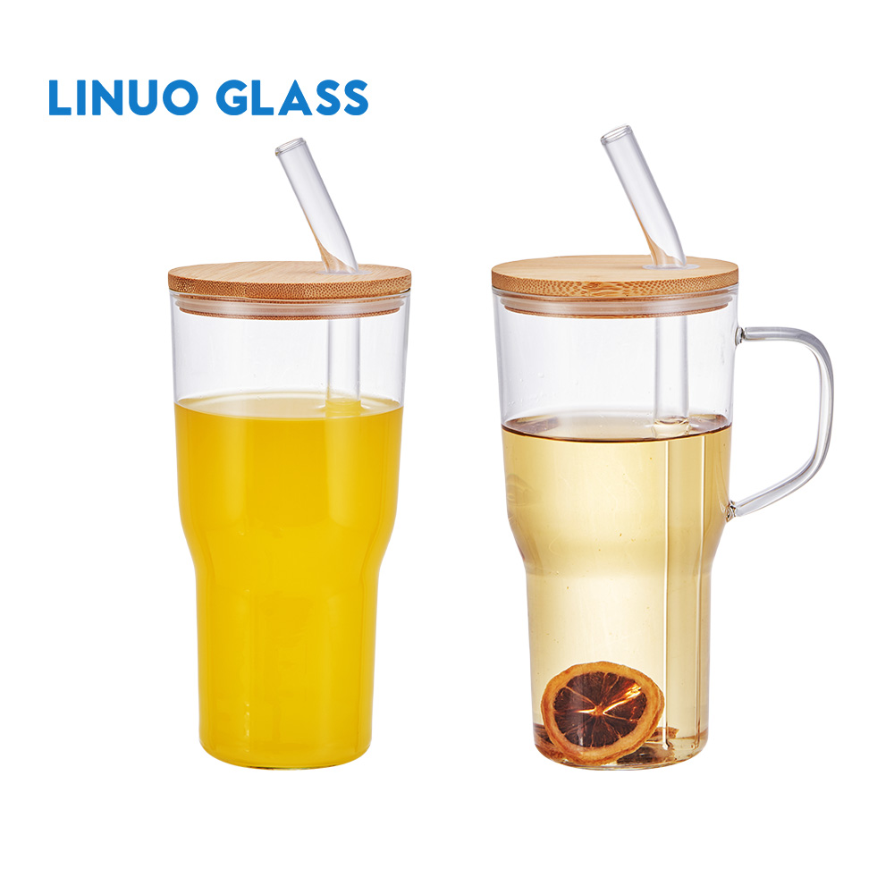 Set di bicchieri da birra con coperchio