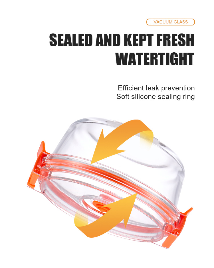 Glass Vacuum Container With Pump Glass Vacuum Container With Pump