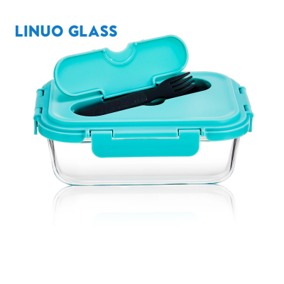 スプーンとフォーク付きランチコンテナ