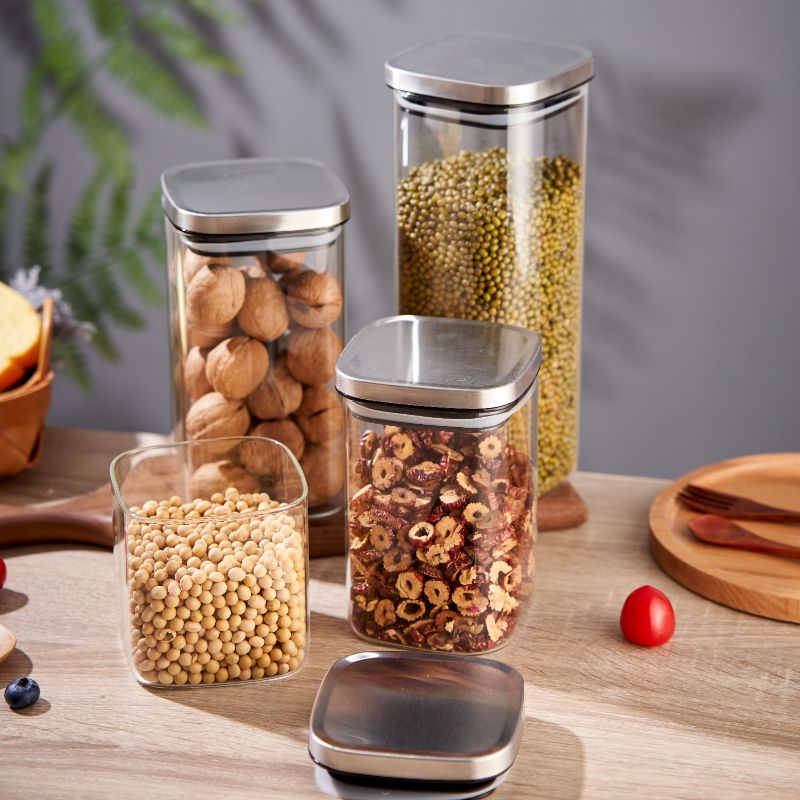 Food Storage Glass Jars With Lids Food Storage Glass Jars With Lids