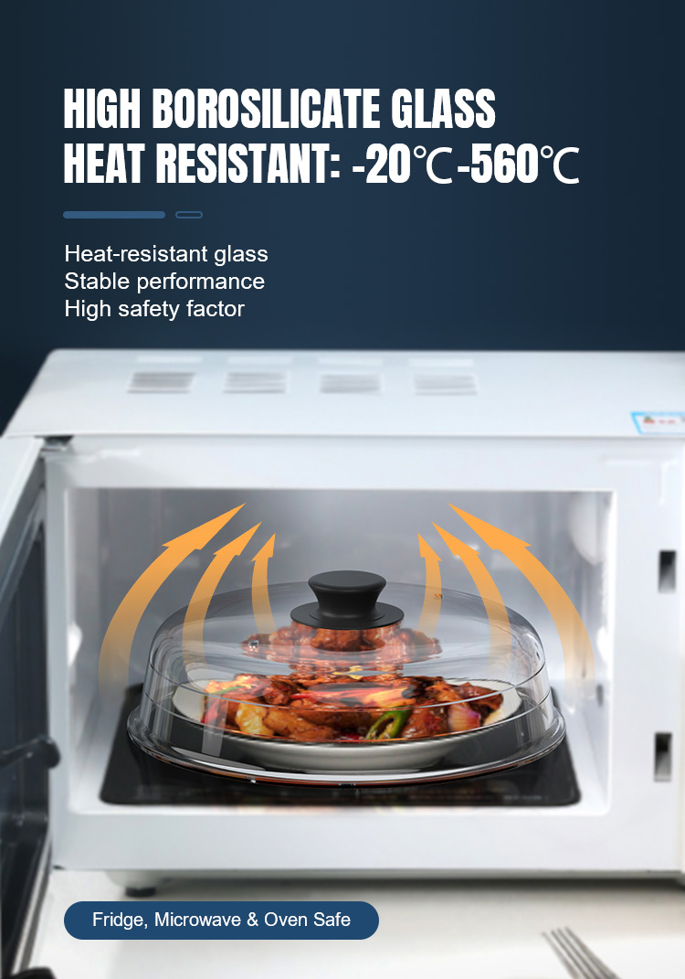Glass Microwave Splatter Cover Lid Glass Microwave Splatter Cover Lid