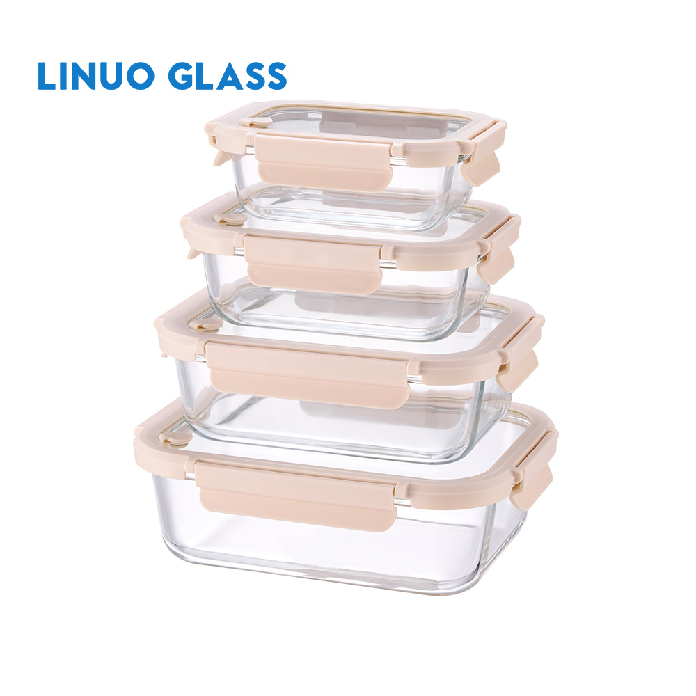 Glass Lunch Containers With Glass Lid