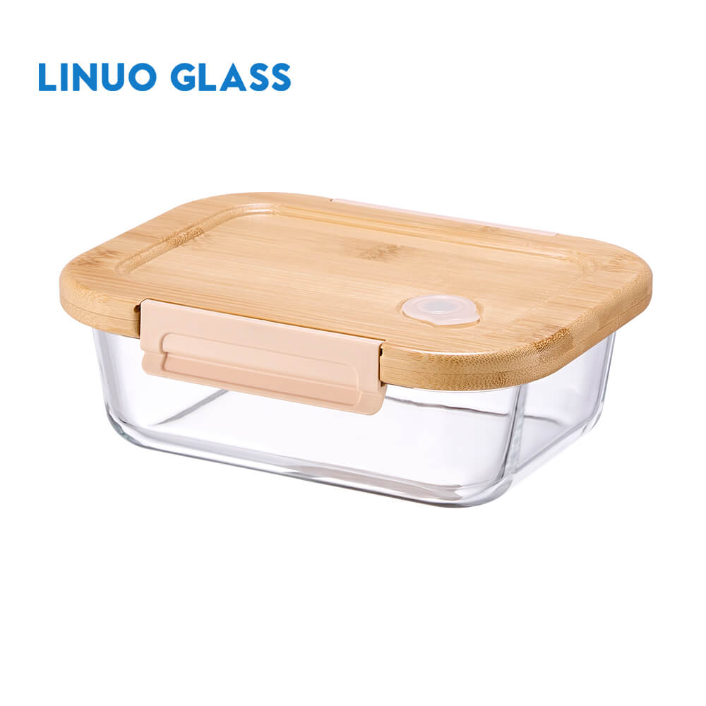 Glass Storage Containers With Bamboo Lids