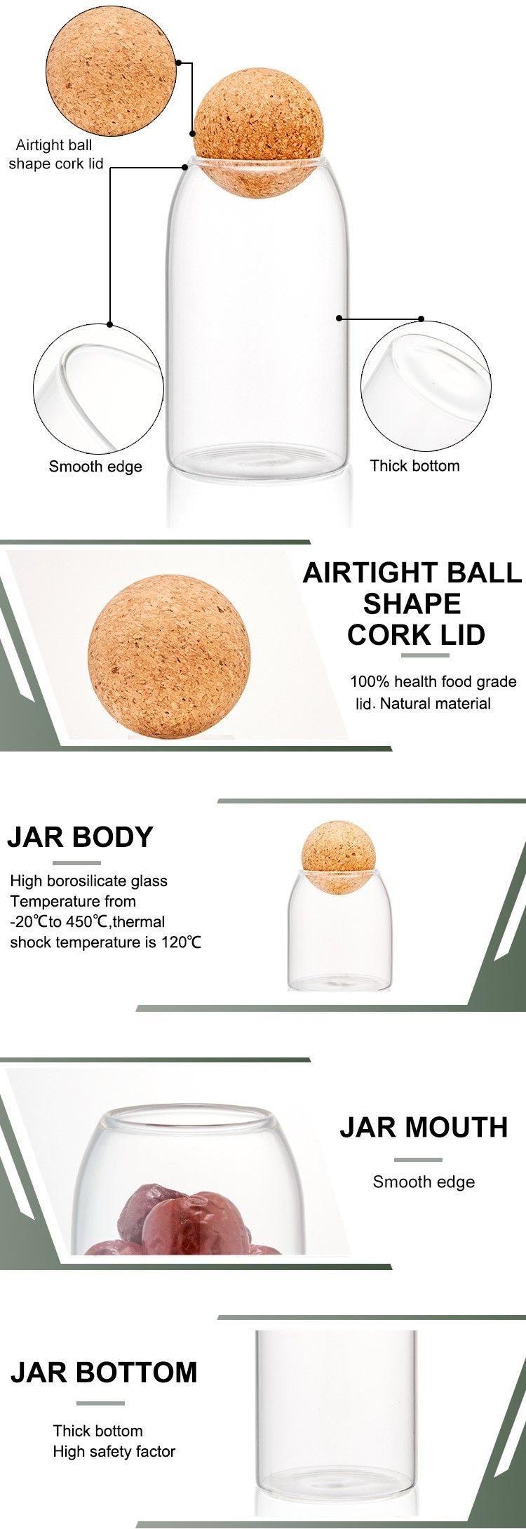 Glass Jars With Cork Lids Glass Jars With Cork Lids