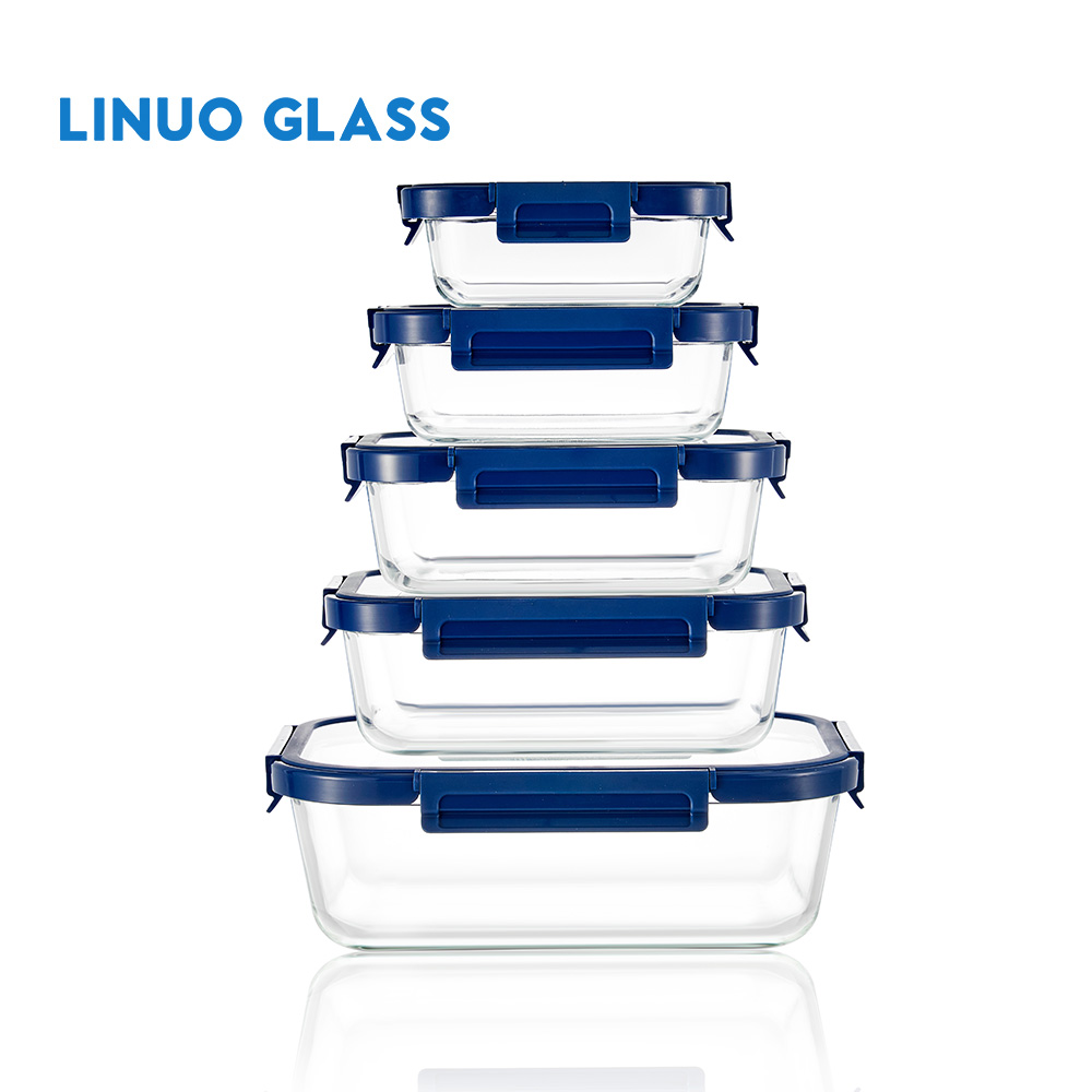 Glass Lid Glass Lunch Containers