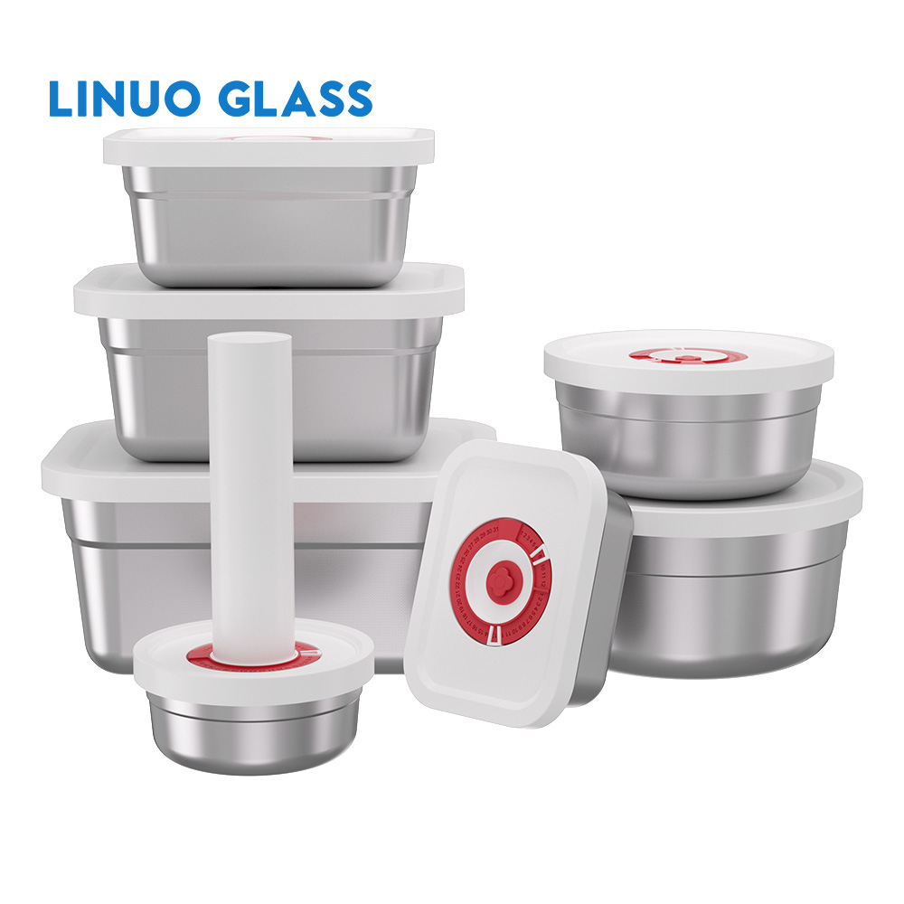 Contenitori per alimenti in acciaio inossidabile sottovuoto