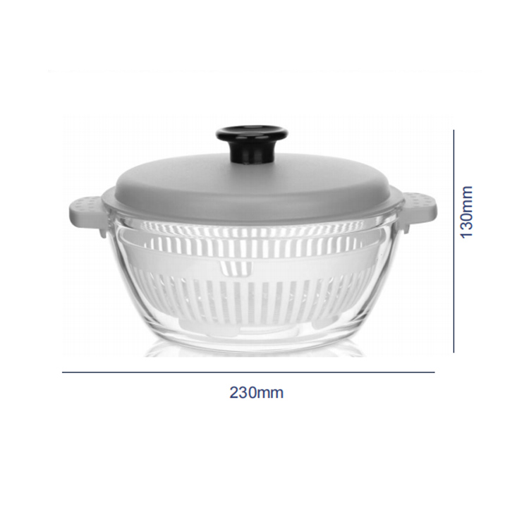 High Borosilicate Glass Casserole