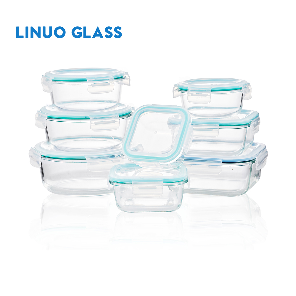 Food Storage Glass Meal Prep Lunch Box Containers