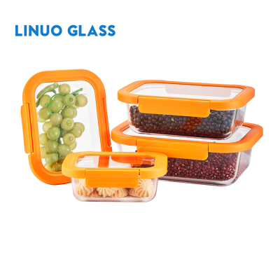 Contenitori per alimenti in vetro con coperchio di chiusura