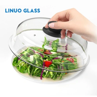 Glass Microwave Splatter Cover Lid