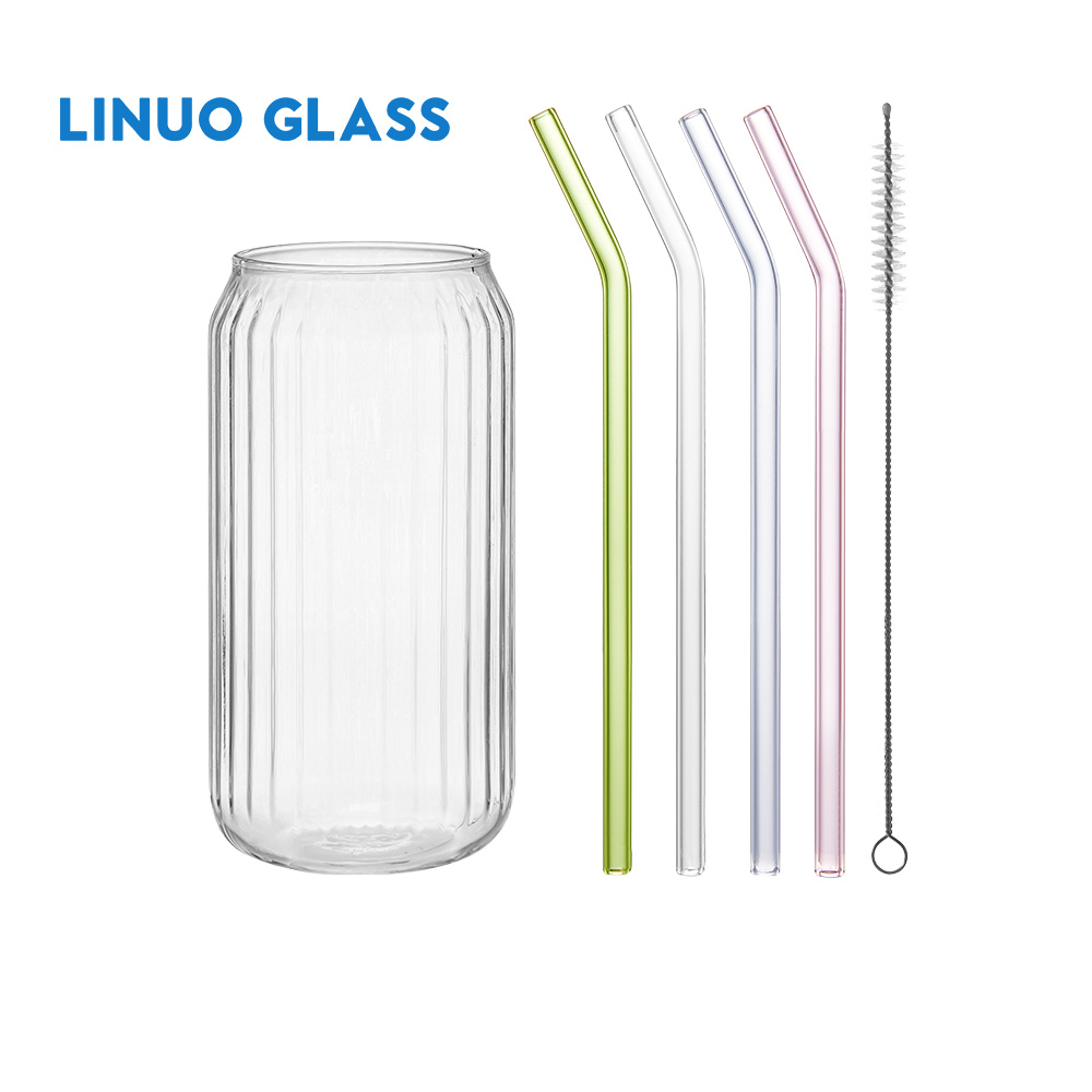 Bicchieri in vetro borosilicato per lattina di birra