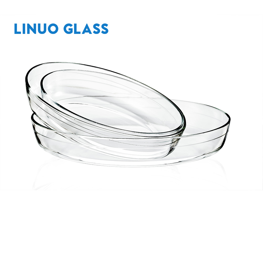 Ovale Hähnchen-Backform aus Glas