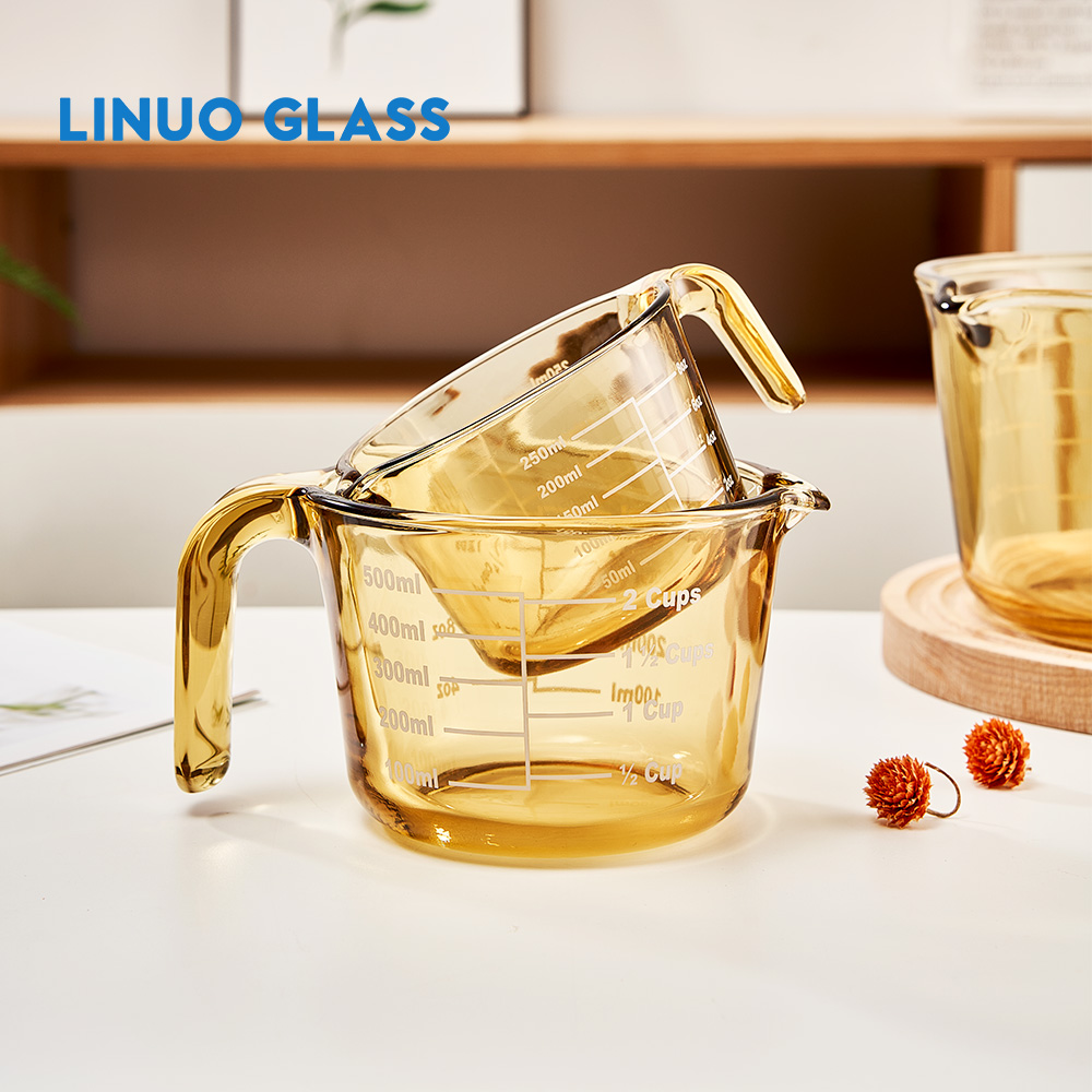 Misurino in vetro borosilicato ambrato