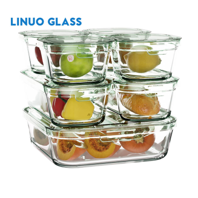 Stackable Glass Food Storage Lunch Box