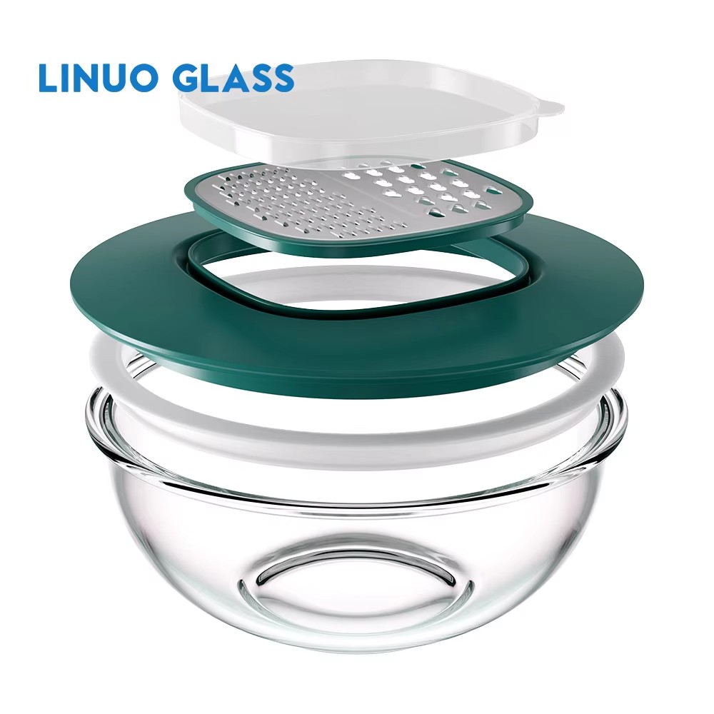 Taça multifuncional para cortar legumes em aço inoxidável.