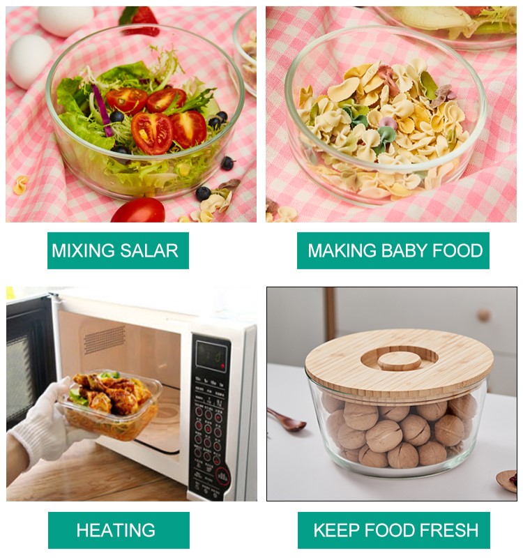 Lunch Box Glass Containers With Bamboo Lids Lunch Box Glass Containers With Bamboo Lids