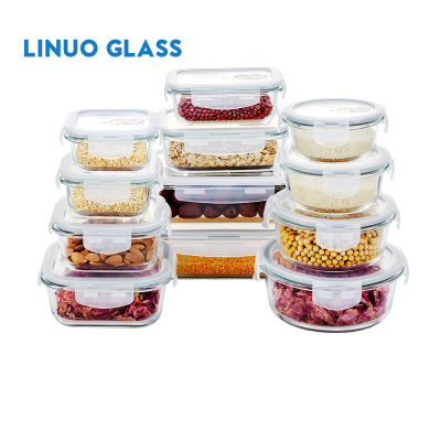 Стеклянные контейнеры для обеда с вентиляционным отверстием