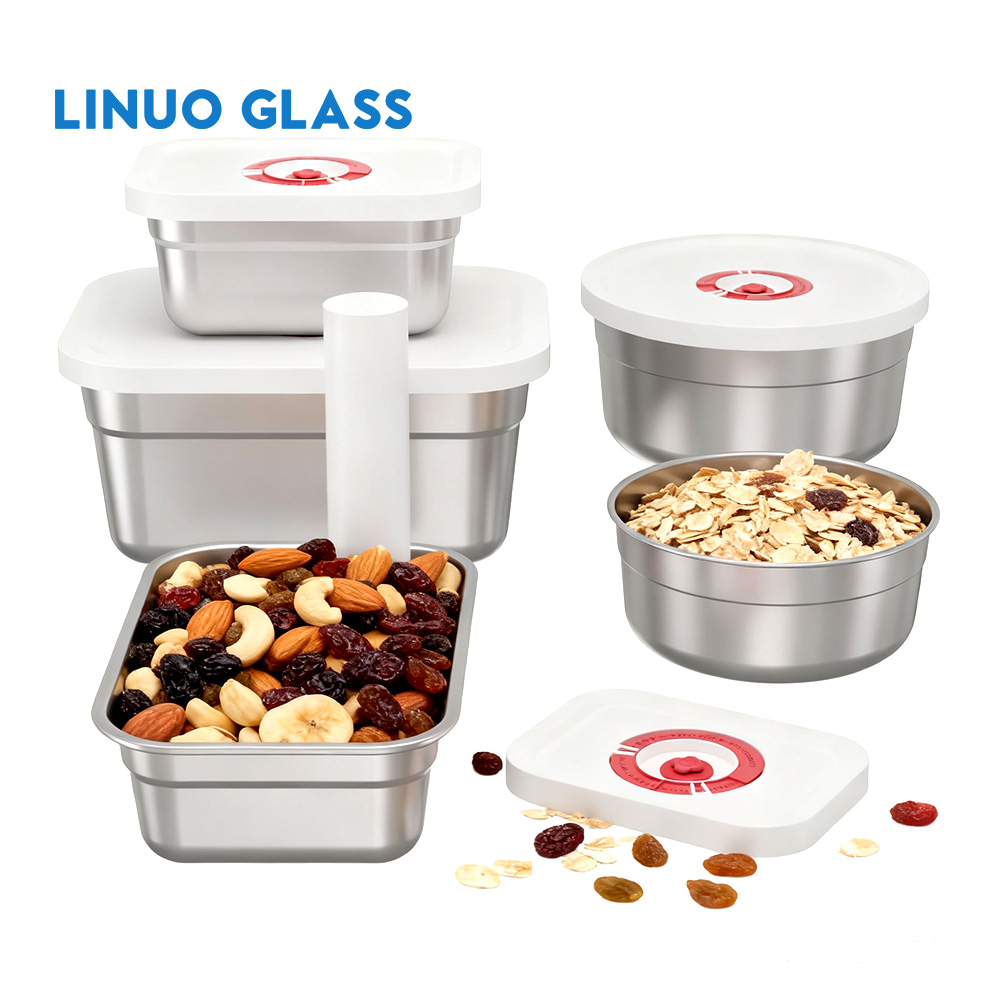 Contenitori per alimenti in acciaio inossidabile sottovuoto