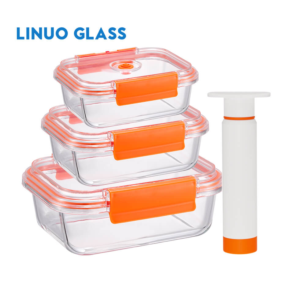 Glass Vacuum Container With Pump