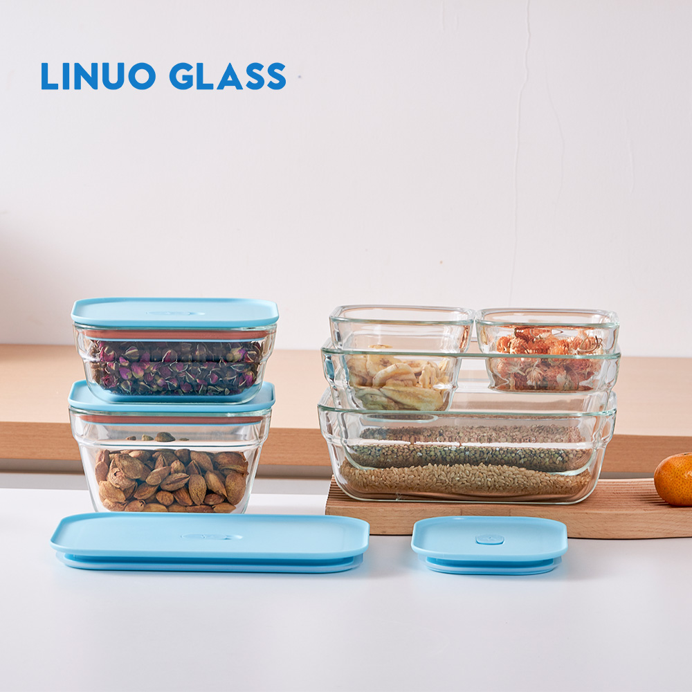 Stackable Glass Containers With Lid