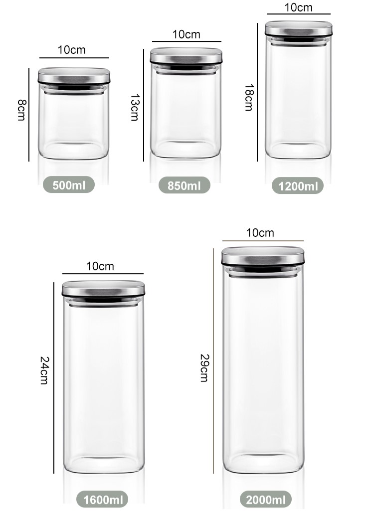 Food Storage Glass Jars With Lids Food Storage Glass Jars With Lids
