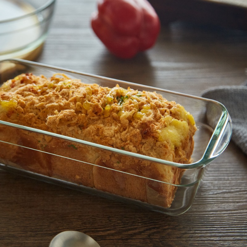 Donut Bread Glass Baking Pan Dish