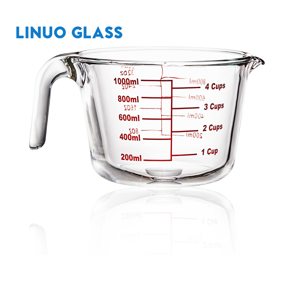 Pichet doseur en verre borosilicaté
