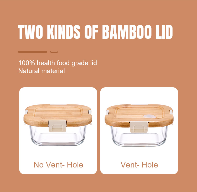 Glass Storage Containers With Bamboo Lids Glass Storage Containers With Bamboo Lids