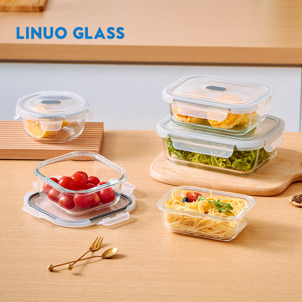 Salad Glass Container For Lunch Box
