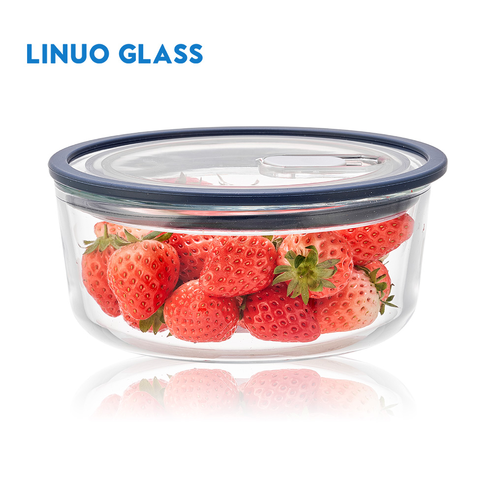 Wholesale Glass Food Storage Container Organizer