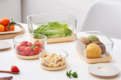high borosilicate glass container
