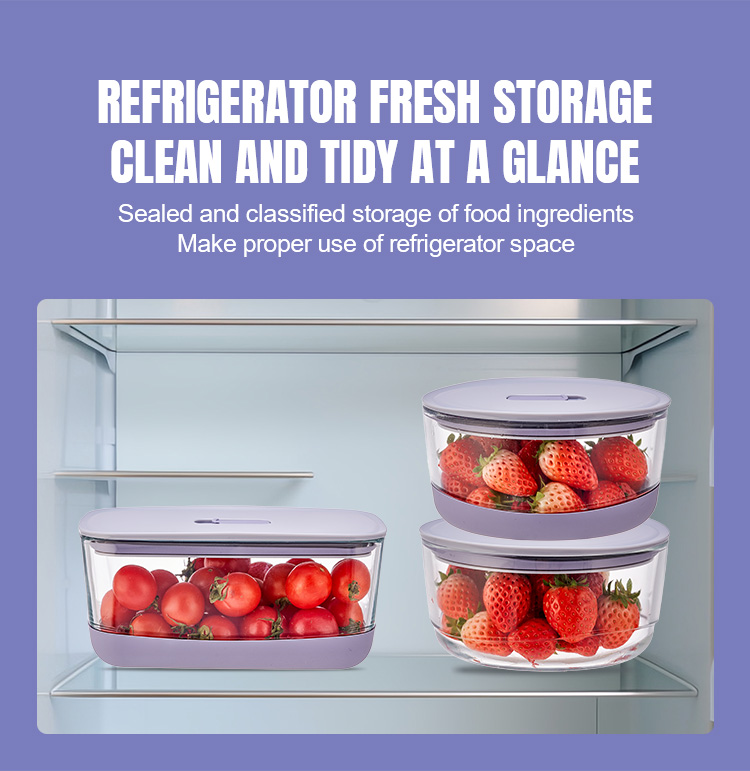 Stackable Non-Slip Glass Containers With Silicone Mat Stackable Non-Slip Glass Containers With Silicone Mat