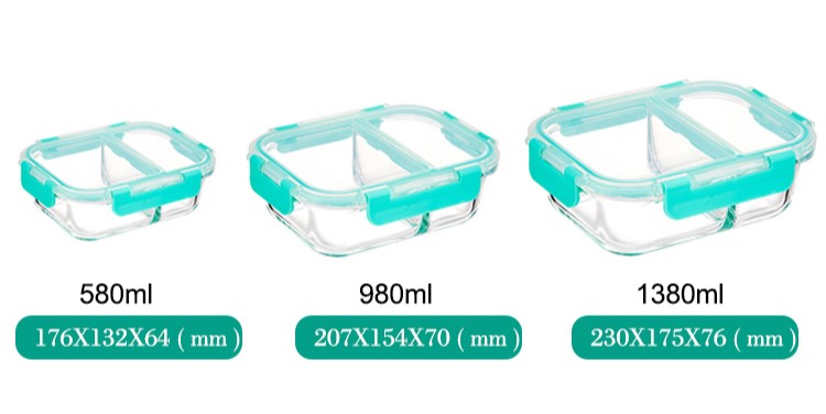 Leakproof Glass Lunch Containers Leakproof Glass Lunch Containers