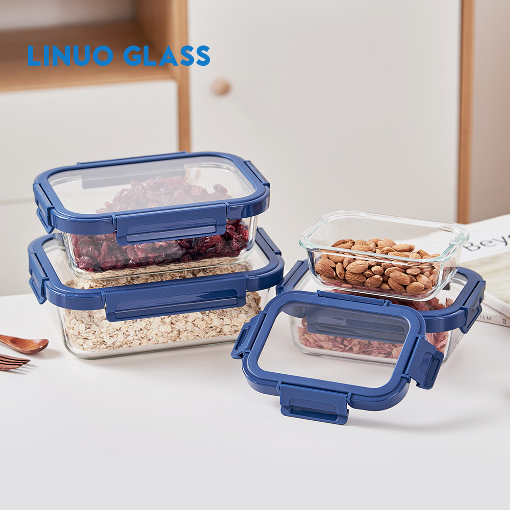 Glass Lid Glass Lunch Containers