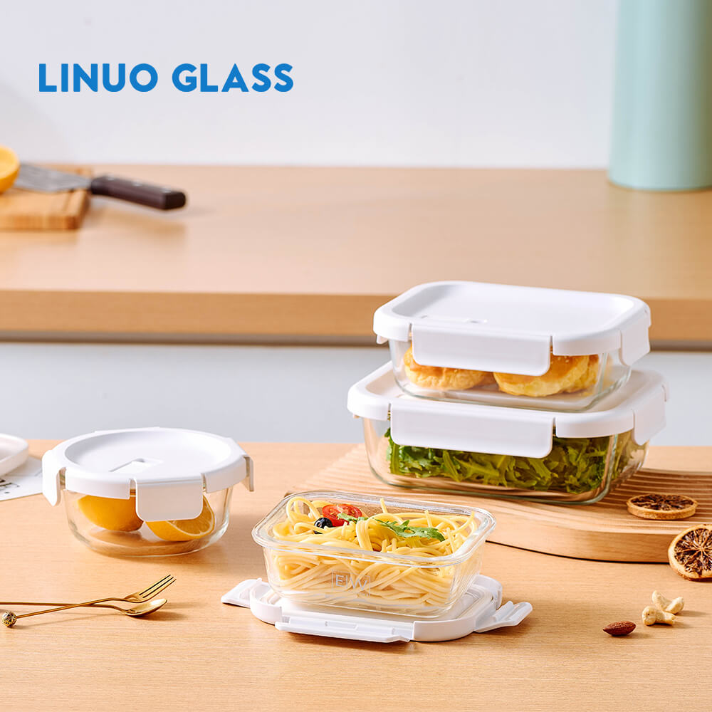 Microwave Safe Glass Lunch Containers