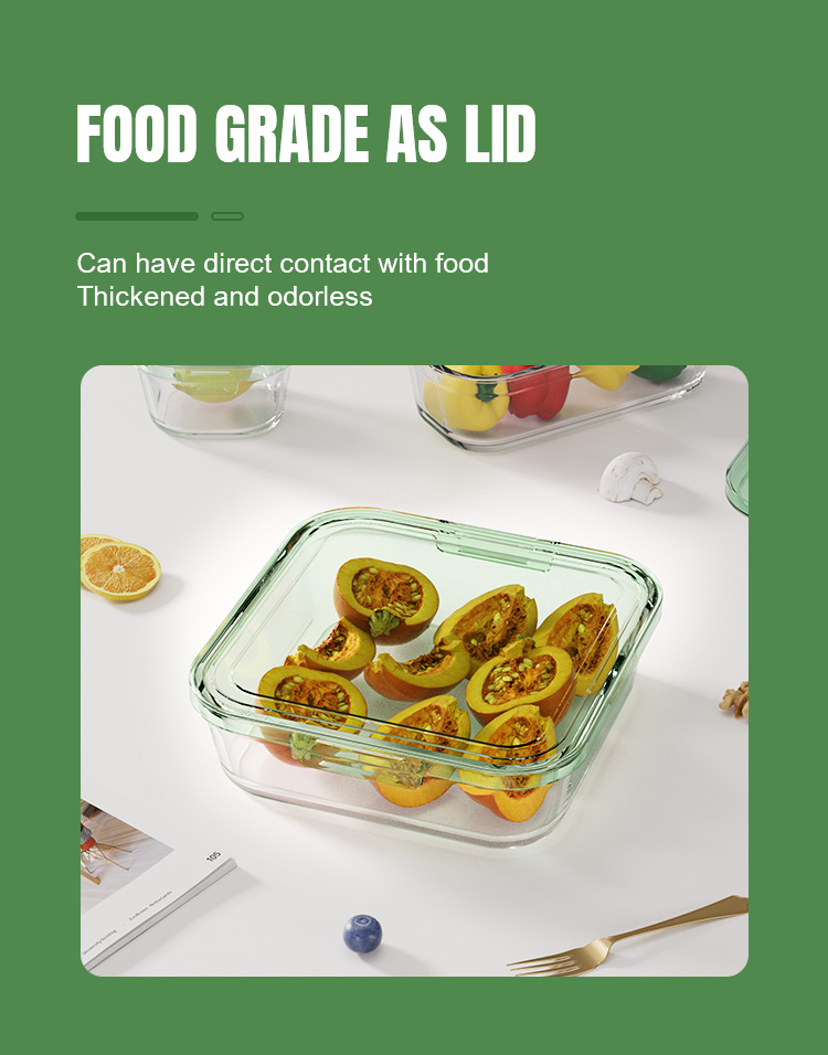 Stackable Glass Food Storage Lunch Box Stackable Glass Food Storage Lunch Box