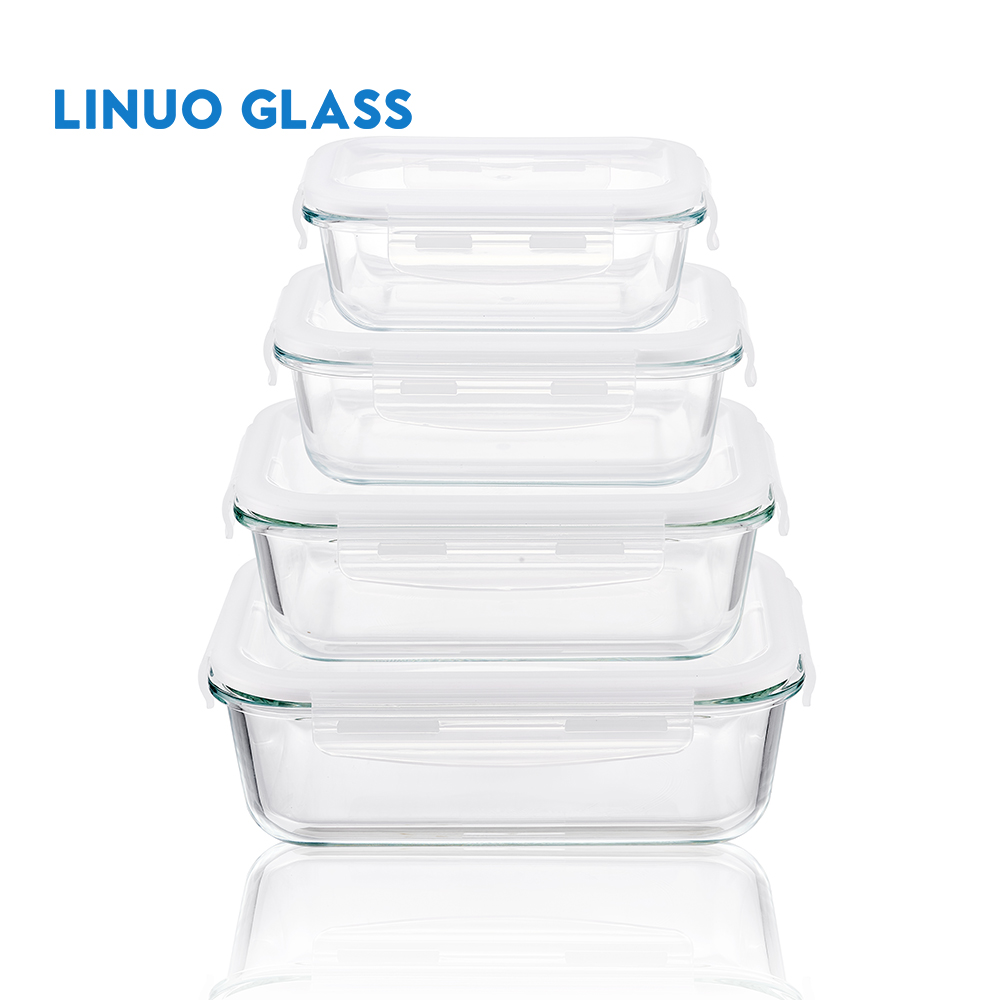 Food Storage Glass Meal Prep Lunch Box Containers