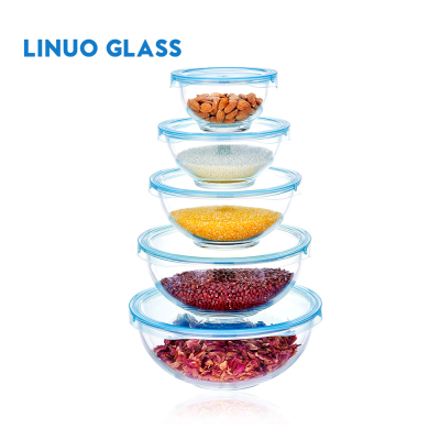 サラダフルーツミキシングガラスボウル