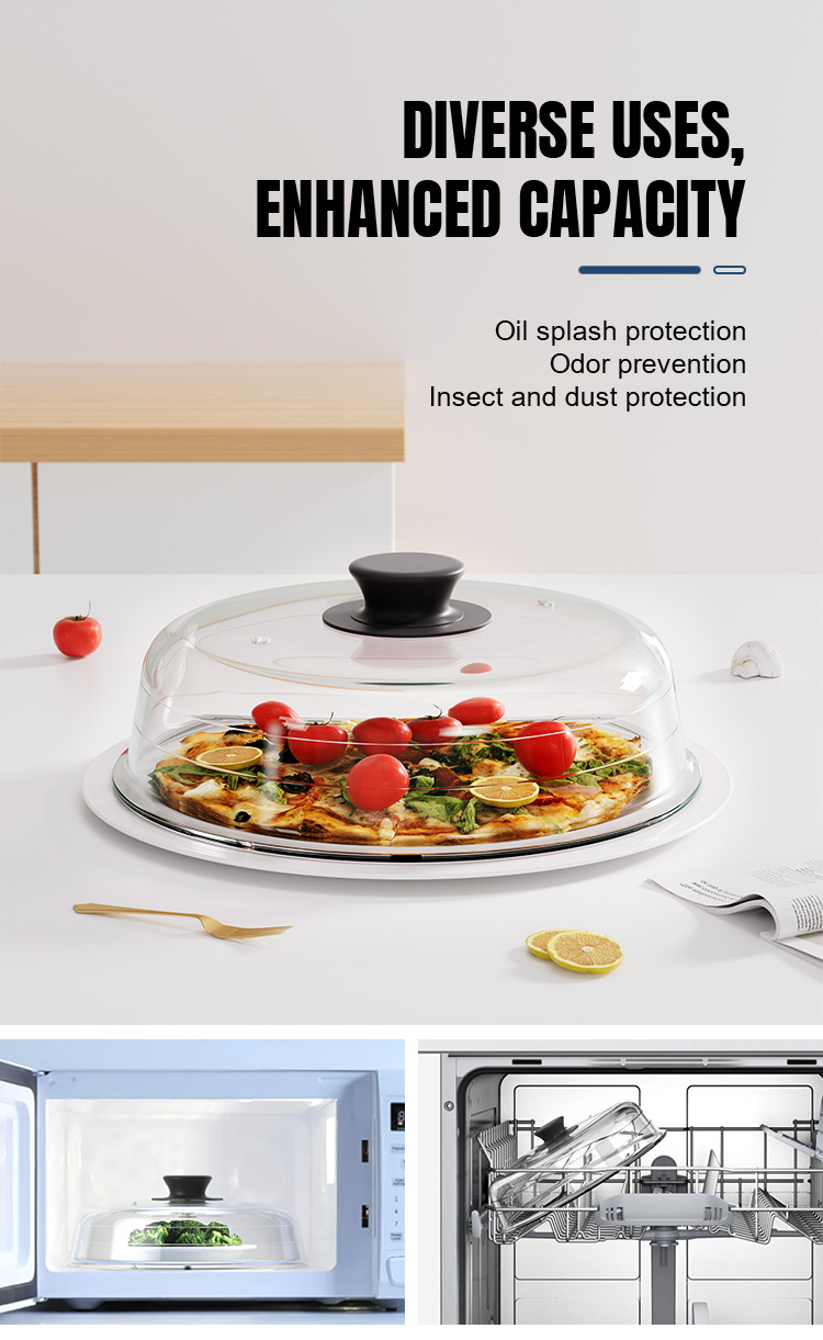 Glass Microwave Splatter Cover Lid Glass Microwave Splatter Cover Lid